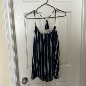 Pink Martini silky racer back tank size M